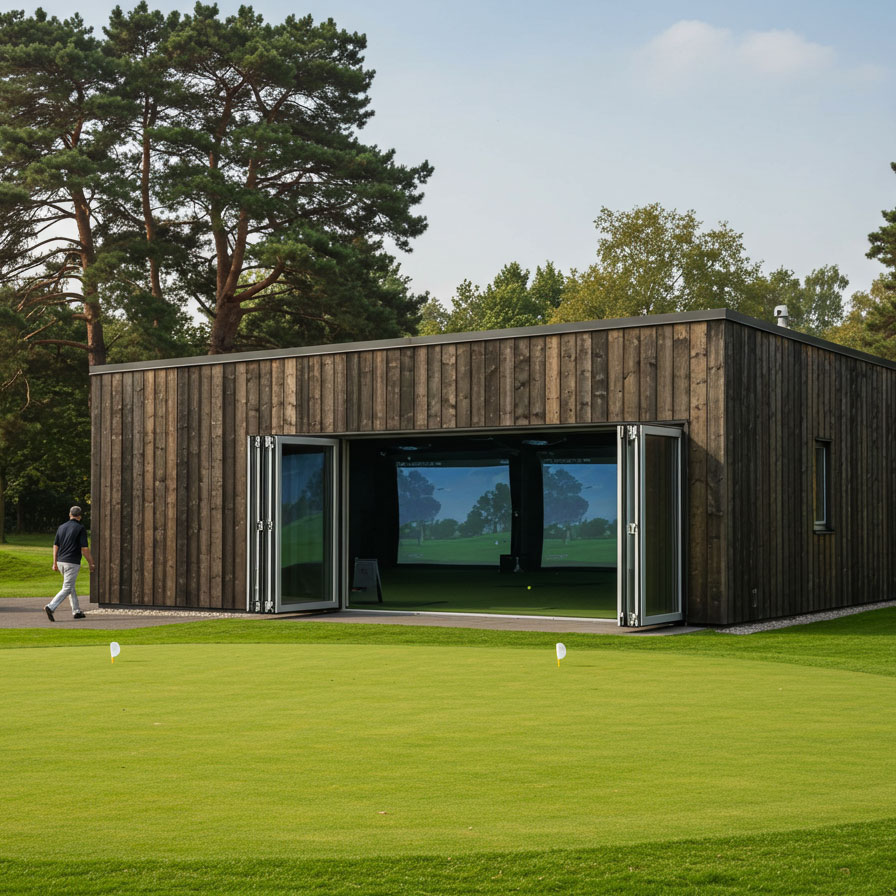 Qbic Space Golf Simulator Room