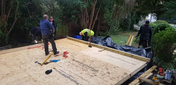 Floor install finished